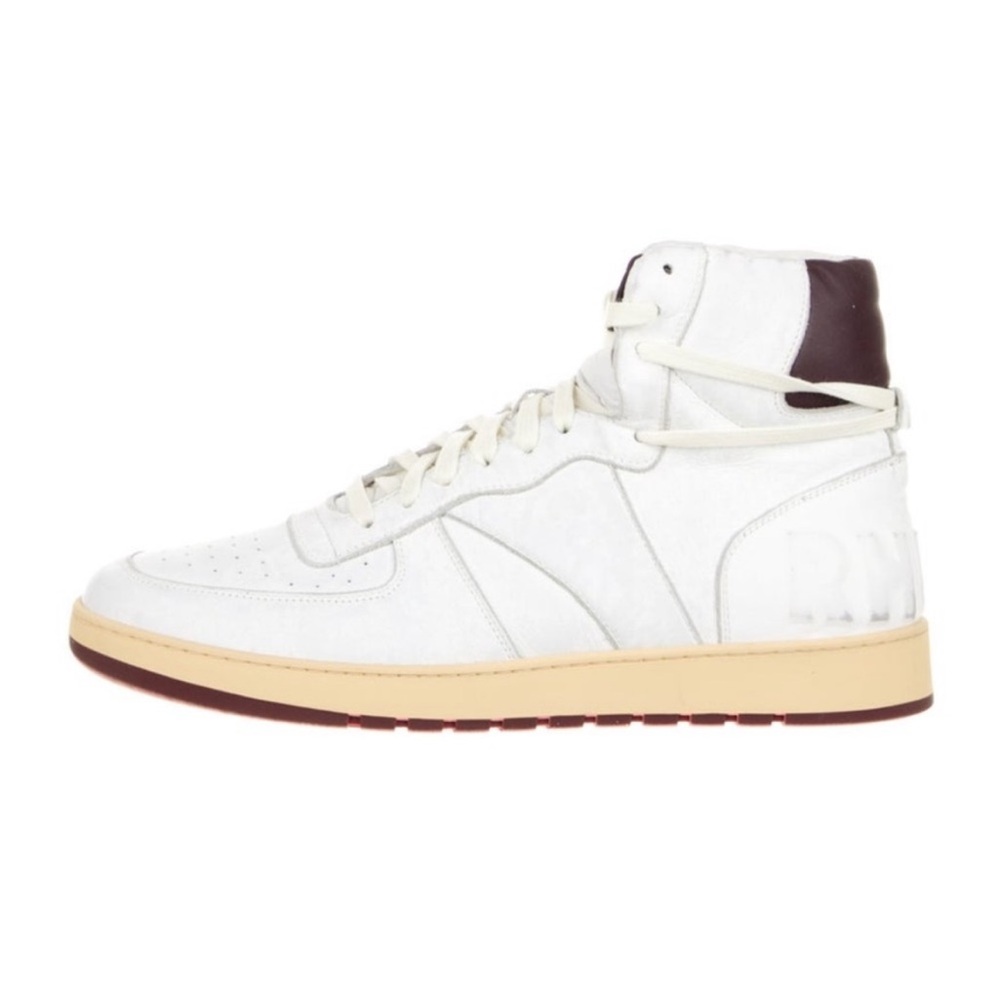 Rhude Leather High Top Sneakers